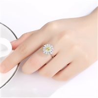 Anneau Gaurosa Femme Fantasy in Argent Zirconia SR0332 - SR0332